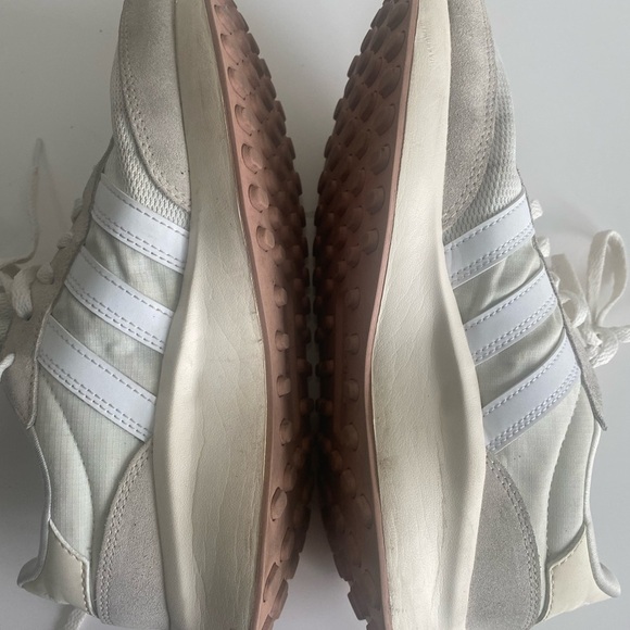 Adidas White and Gray Retro-Inspired Tun 70 Sneakers - Picture 7 of 8